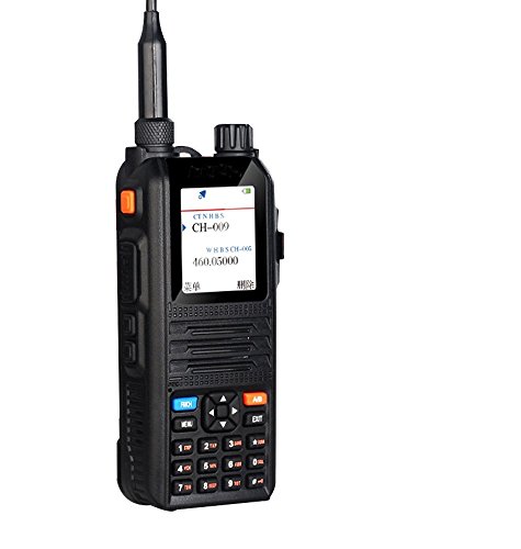 Walkie Talkie Profesional Largo Alcance EasyTalk CP2000 8W Doble Banda VHF UHF PMR446 Impermeable IP55 Portatil Emisora Radioaficionado con Auricular para Coche/caza