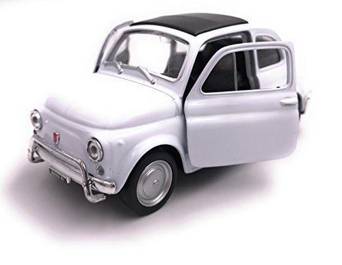 Welly Licencia de Auto Modelo Fiat Nuova 500 para automóvil Producto 1: 34-1: 39 OVP Blanco