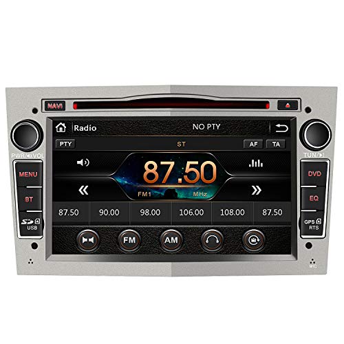 AWESAFE Radio Coche 7 Pulgadas con Pantalla Táctil 2 DIN para Opel, Autoradio con Bluetooth/GPS/FM/RDS/CD DVD/USB/SD, Apoyo Mandos Volante, Mirrorlink y Aparcacimiento