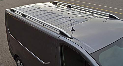 Barras de techo para L1H1 Trafic (2014+) aluminio plateado