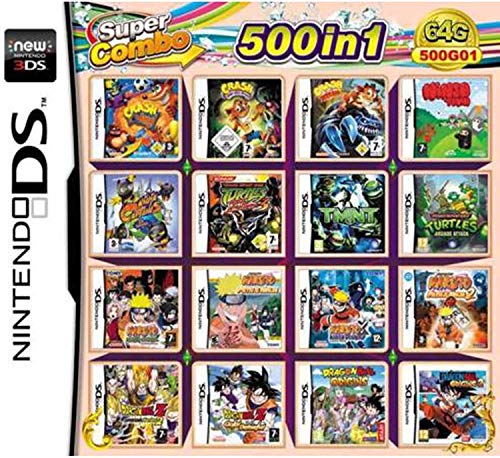 CMLegend 500 Juego en 1 NDS Game Lot Card Super Combo Cartridge para DS 2DS Nuevo 3DS XL
