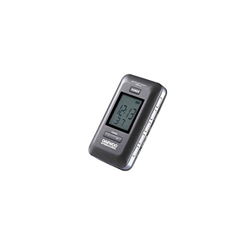 Daewoo DRP-18B - Radio digital de bolsillo con memoria para 60 presintonías (40 FM/20 AM), Negro