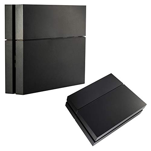 eXtremeRate Funda Externa Carcasa Exterior Cubierta reemplazable Tapa Intercambiable Mate para la Consola del Playstation 4 PS4 Original Negro