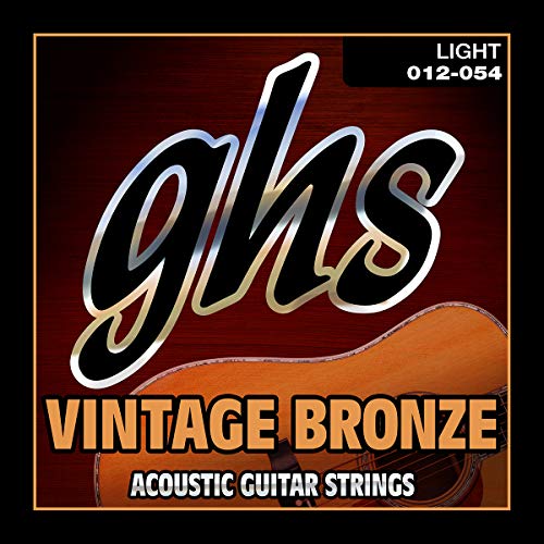 GHS VNL 12-54 Luz Vintage Bronce Acoustic Set Cuerda