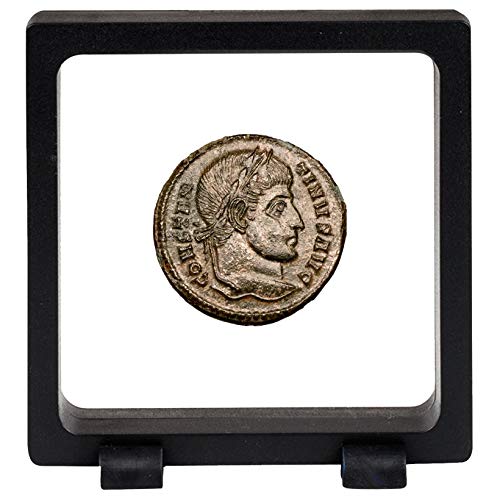 IMPACTO COLECCIONABLES Monedas Antiguas Autenticas - Monedas Romanas - Constantino I. El Primer Emperador Cristiano. Follis de Bronce