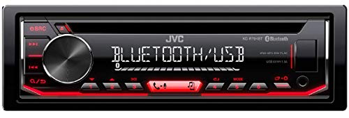 JVC Kd-R794Bt 200W Bluetooth - Radio para Coche (Negro, 1 DIN, 200 W, 50 W, CD, CD-R,CD-RW, Mosfet)