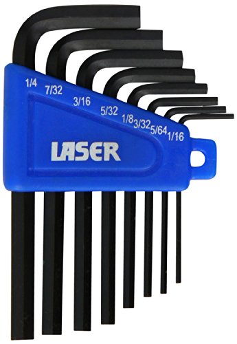 Laser 0267 - Juego de Llaves Allen (8 Unidades)