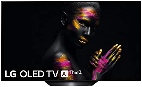 LG OLED55B9ALEXA - Smart TV OLED 4K UHD de 139 cm (55") con Inteligencia Artificial (procesador inteligente Alpha 7 Gen. 2, Deep Learning, 100% HDR y Dolby Vision/ATMOS), color negro