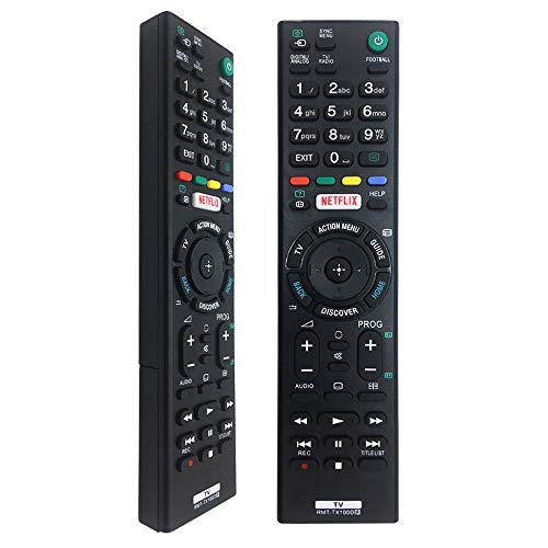 MOONN Nuevo Reemplazo Sony Control Remoto para Sony Bravia Control Remoto RMT-TX100D Ajuste para Sony Smart TV RMT-TX100D RMT-TX102D