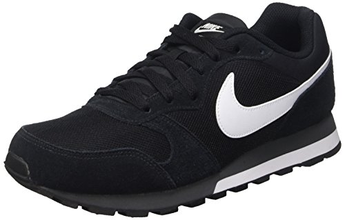 Nike Md Runner 2 - Zapatillas de correr para Hombre, Negro (Negro/Blanco/Gris oscuro), 43