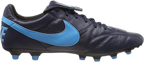 Nike The Premier II FG, Zapatillas de Fútbol Unisex Adulto, Negro (Obsidian/Lt Current Blue/Black 440), 44 EU