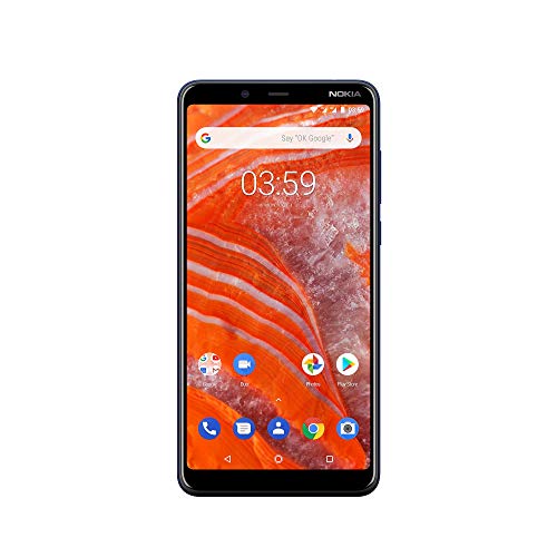 Nokia 3.1 Plus, Smartphone, Versión 2018, MicroUSB, Android, Azul