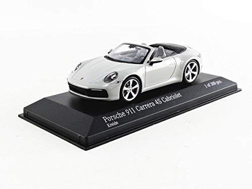 paul's model art gmbh 410069331 - Porsche 911 (992) Carrera 4S Cabriolet Grey 2019 - Escala 1/43 - Modelo Coleccionable
