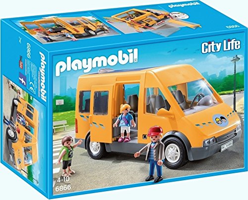 PLAYMOBIL Playmobil-6866 Autobús​ Escolar Playset, Multicolor, Miscelanea (6866)