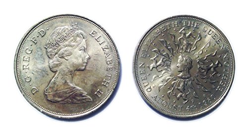 Stampbank La Recogida de Moneda - El cumpleaños de la Reina Madre 80a Moneda Corona Conmemorativa 04 de Agosto 1980