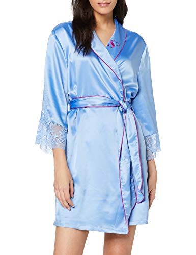 Sylvie Flirty Lingerie Aza, Kimono para Mujer, Azul, M