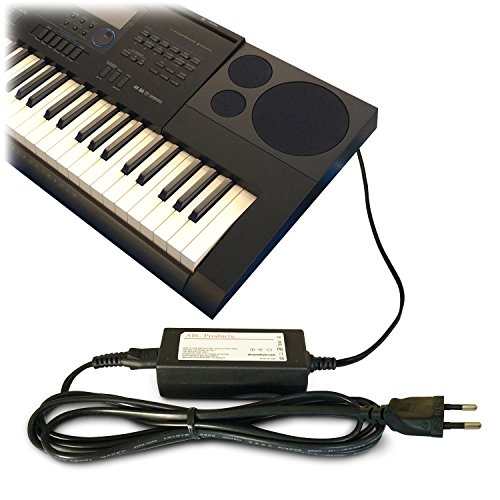 ABC products de Casio AC/DC fuente de alimentación, adaptador, de alimentación de 12 V/12 V (AD-A12150LW, AD-A12150) para Casio teclado/Piano Digital/sintetizador (de la un)