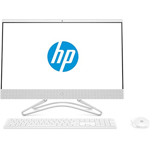 HP 24 All-in-One 24-f0086ns - Ordenador de sobremesa de 23.8" FHD (Intel Core i3-9100T, 8 GB RAM, 512 GB SSD, Intel UHD Graphics 630) Blanco - Teclado QWERTY Español