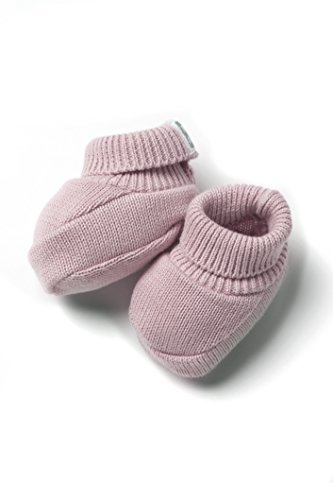 Minutus-Patucos de Punto 100% algodón para Bebé Color Rosa