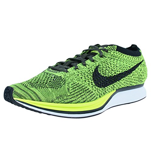 Nike Flyknit Racer, Zapatillas de Running para Hombre, Verde (Verde (Volt/Black-Sequoia), 39 EU