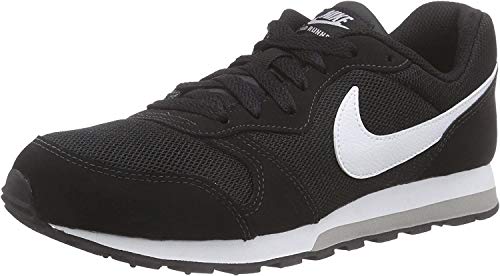 Nike MD Runner 2 (GS), Zapatillas de Running para Niños, Negro (Black/Wolf Grey/White), 38 EU