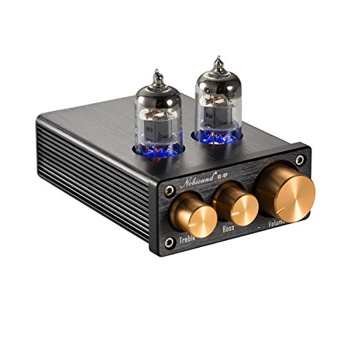 nobsound NS de 10P Mini vacuun Tube Preamp Audio Hi-Fi estéreo Pre de Amplifier Treble & Bass Control