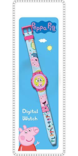 Peppa Pig Reloj de Pulsera Digital ke02 (PP17006), Multicolor (Kids Licensing 1)