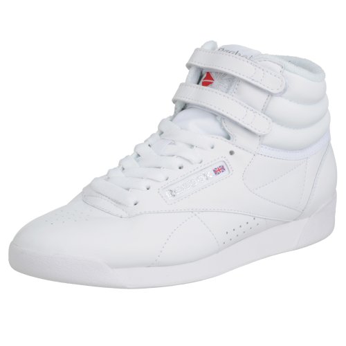 Reebok Free Style Hi, Zapatillas de Deporte para Mujer, Blanco (INT-White/Silver), 38.5 EU