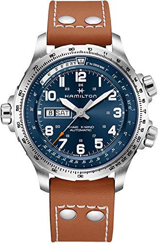 Reloj Hamilton Khaki X-Wind Day-Date Automático Piel marrón H77765541