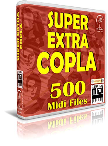 Super Extra COPLA - 500 Midi Files - Pendrive USB OTG para Teclados Midi, PC, Móvil, Tablet, Módulo o Reproductor Midi Que utilices - Contiene 500 Midi Files de Copla - General Midi - Midis