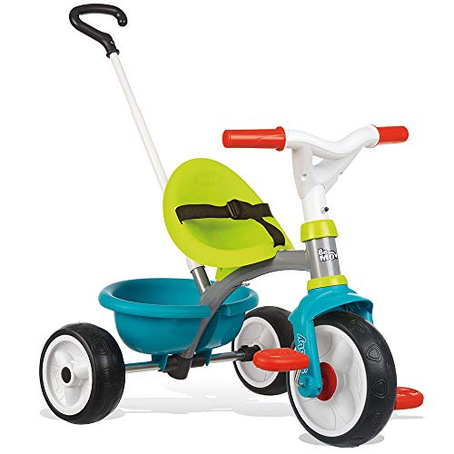 Triciclo Be move azul con volquete y ruedas silenciosas (Smoby 740326)