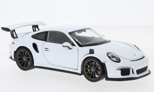 Unbekannt Porsche 911 (991) GT3 RS, Blanco, 2015 , Coche a Escala, Modelo a Escala, Welly 1:24