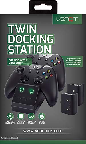 Venom - Twin Docking Station & Battery Packs Con Cubiertas (Xbox One)