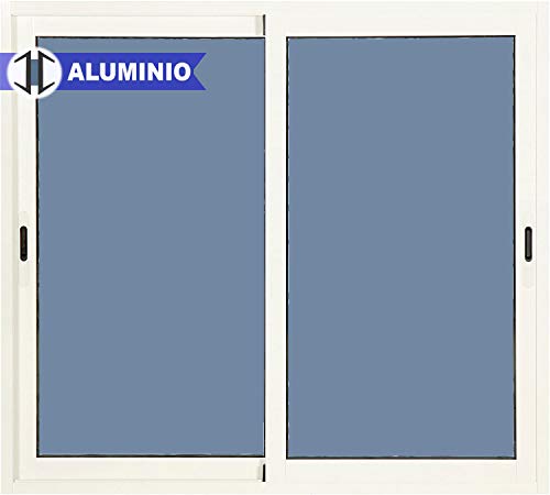 Ventana Aluminio Corredera 800 ancho x 800 alto 2 hojas