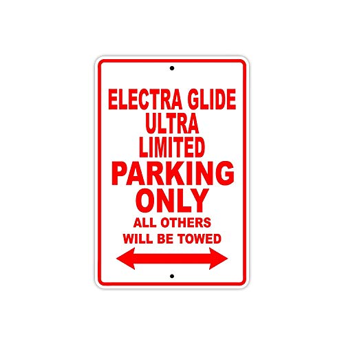 BorisMotley Harley Davidson Electra Glide Ultra Limited Parking Only All Others Will Be Towed - Placa de aluminio de 30,5 x 45,7 cm