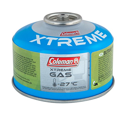 Coleman C100 Xtreme Cartucho Gas, Unisex, Verde, Extra-Small