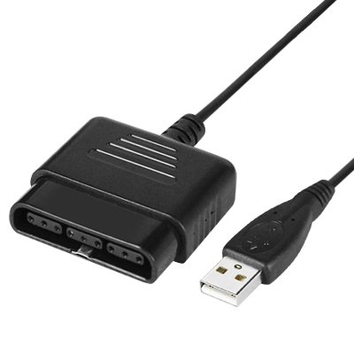 DIGIFLEX - Adaptador convertidor de controlador de juegos USB compatible con PS2 a Sony PS3