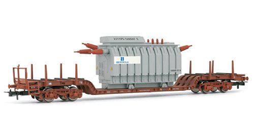 Electrotren - Vagón Plataforma de Bogies Renfe para transportes (Hornby E5189)