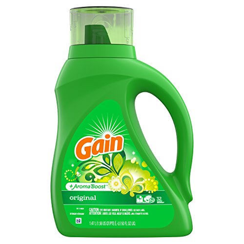 Gain Aroma Boost Liquid Laundry Detergent, Original, 32 Loads 50 fl oz (Packaging May Vary)