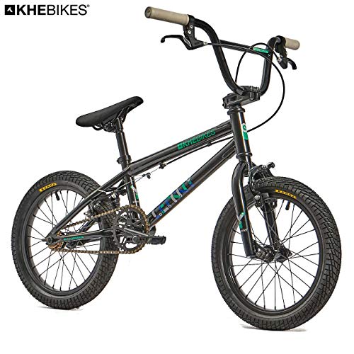 KHE Lenny SE - Bicicleta BMX de 16 pulgadas, color negro, solo 9,8 kg
