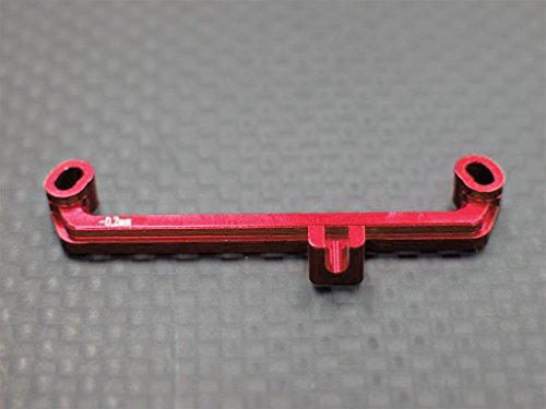 Kyosho Mini-Z AWD Upgrade Parts Aluminium Steering Plate (-0.2mm) - 1Pc Red