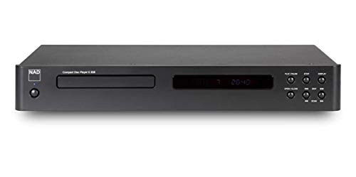 NAD C 538 HiFi CD Player Grafito Reproductor de CD - Unidad de CD (110 dB, 0,01%, MP3,WMA, 20-20000 Hz, CD de Audio, VFD)