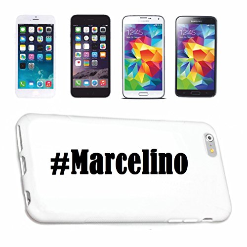 Reifen-Markt Hard Cover - Funda para teléfono móvil Compatible con Samsung S5 Mini Galaxy Hashtag #Marcelino en Red Social Diseño