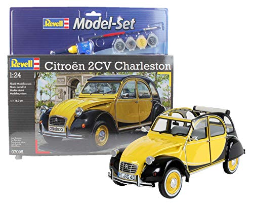 Revell- Citroen 2CV Charleston Maqueta Coche, 10+ Años, Multicolor (67095)