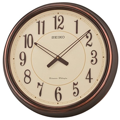 Seiko QXD212B Westminster/Whittington carrillón de Reloj de Pared Doble, Beige