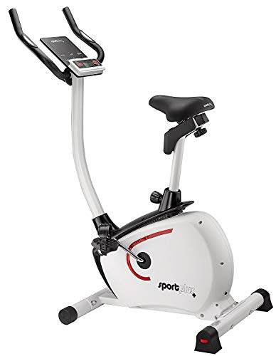 SportPlus Bicicleta Estática con Control a Través de App – Correa Para Pecho Compatible con Bluetooth – Máx Peso de Usuario 110 Kg