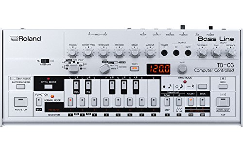 Roland tb-03 boutique bass line synthesizer.