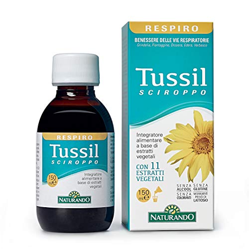 Tussil Jarabe 150 ml - Complemento alimenticio para la Fluidez de las Secreciones Bronquiales - Acción Rápida y Eficaz