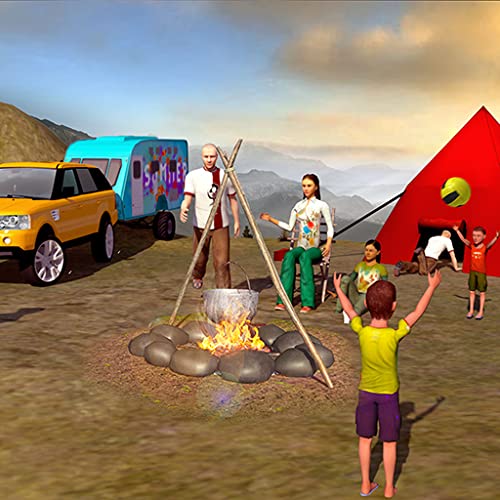 Verano Campero Camioneta Conducción Camión Simulador 2018: Contento Virtual Familia Juegos Gratis para Niños