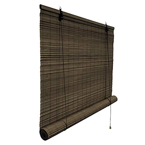 Victoria M. - Persiana de bambú para Interiores, Color marrón Oscuro, tamaño: 100 x 160 cm